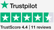 Digital Lychee Trustpilot badge using image the same size as the specified dimensions