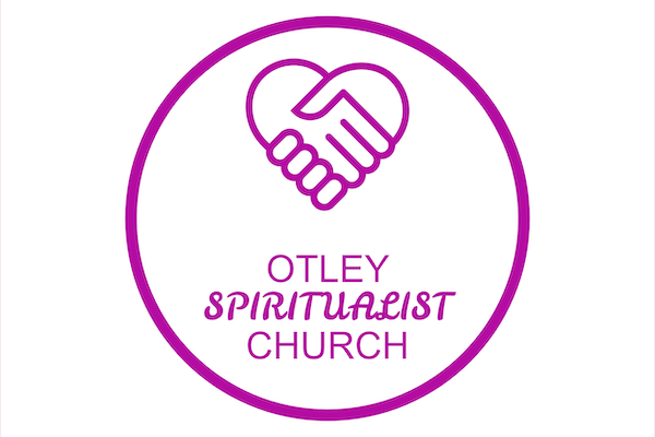 Otley Spiritualist Church Social Sharing Image - White and Violet - 600x400